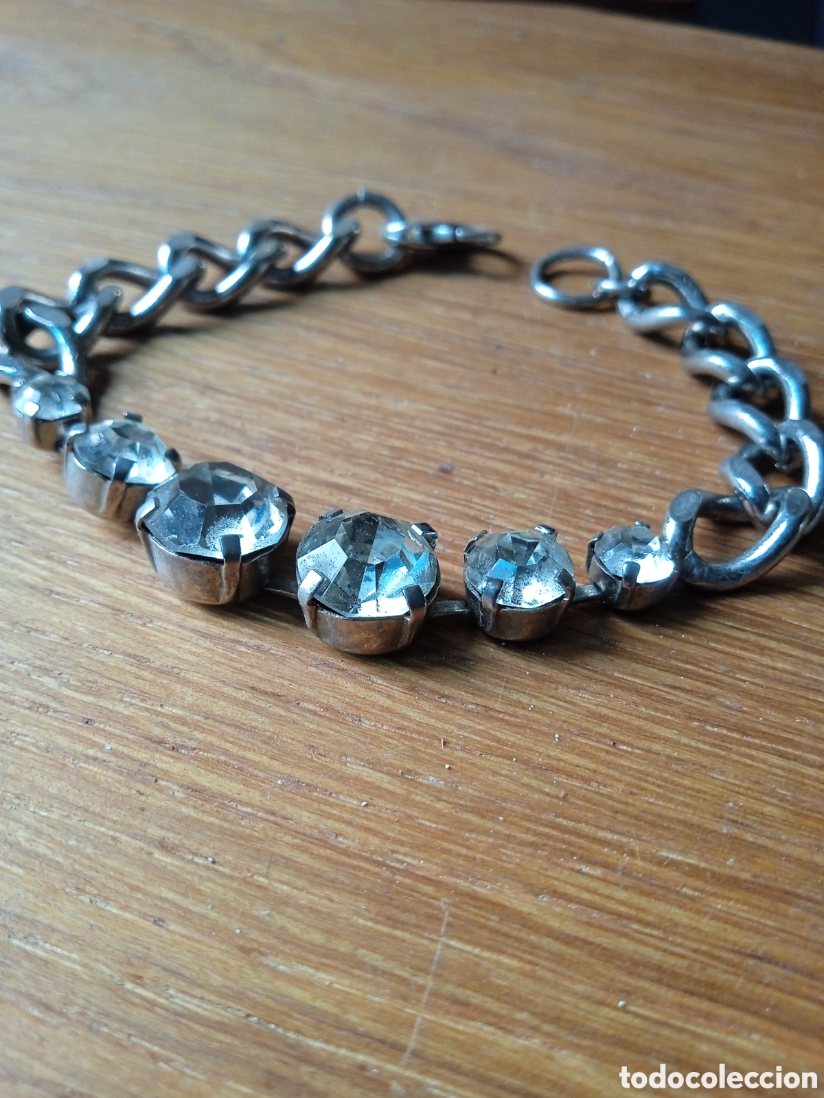 Joyeria: Pulsera cadena con pedreria - Foto 1