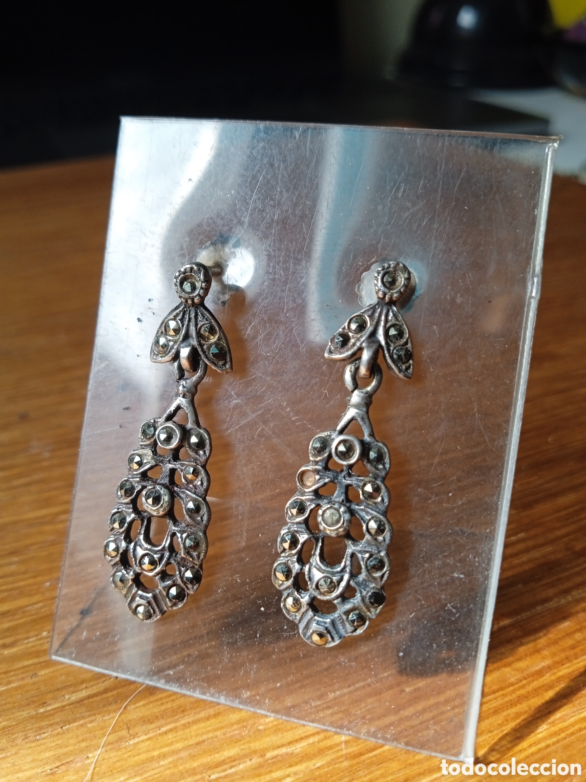 Joyeria: Pendientes de Plata Art Dec&oacute; - Foto 4