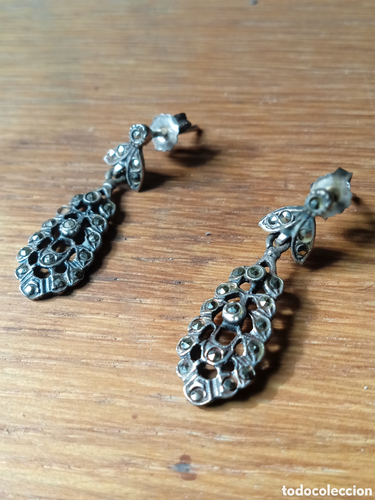 Joyeria: Pendientes de Plata Art Dec&oacute; - Foto 5