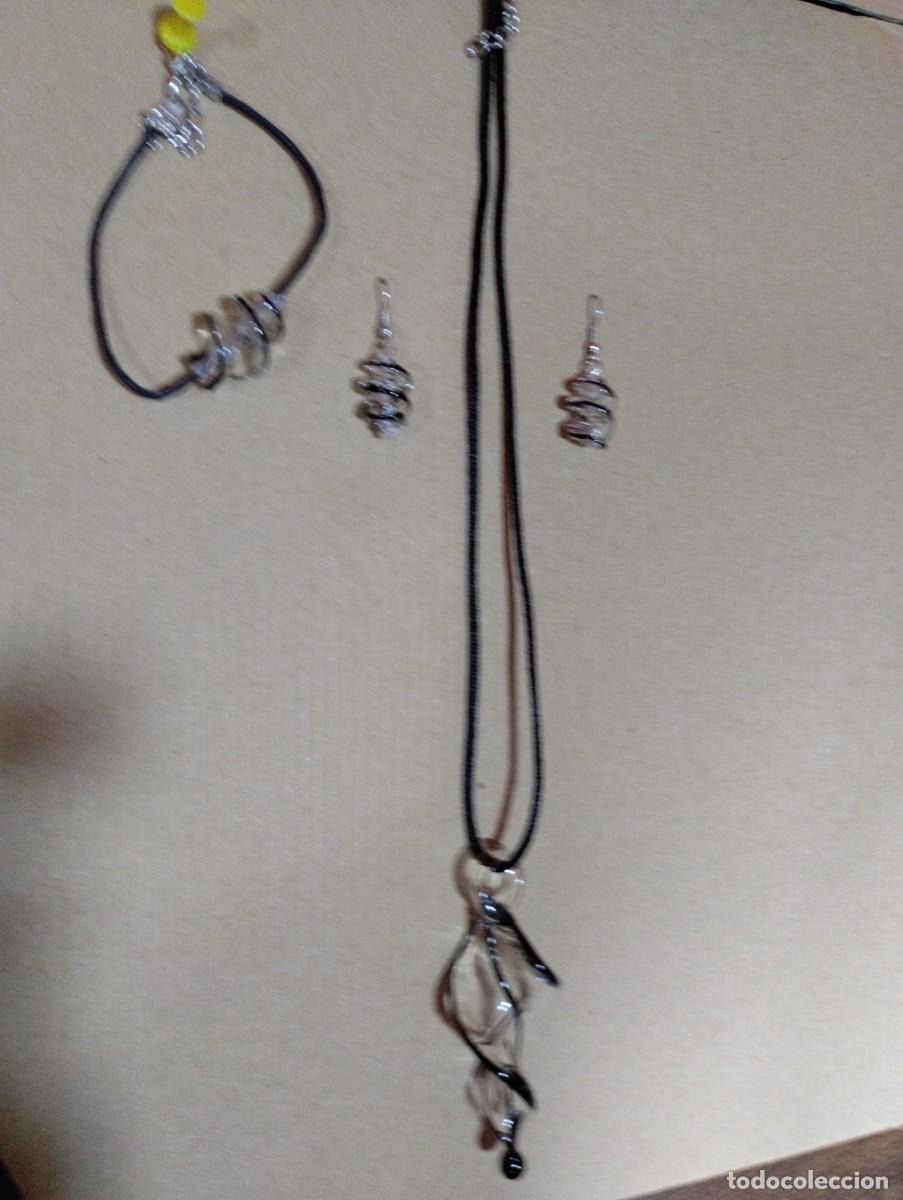 Joyeria: JUEGO DE COLLAR,PULSERA Y PENDIENTES DE CRISTAL - Foto 1