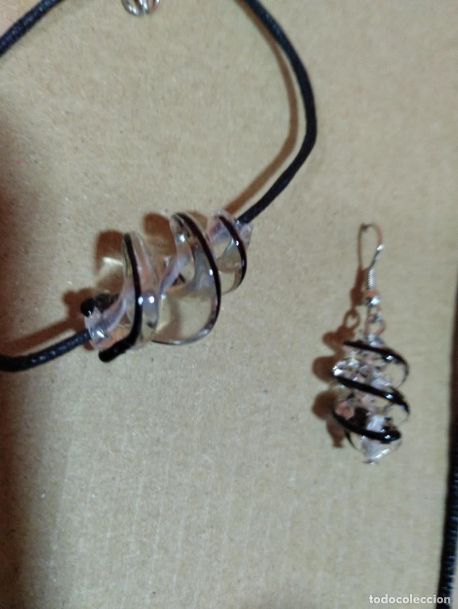 Joyeria: JUEGO DE COLLAR,PULSERA Y PENDIENTES DE CRISTAL - Foto 3