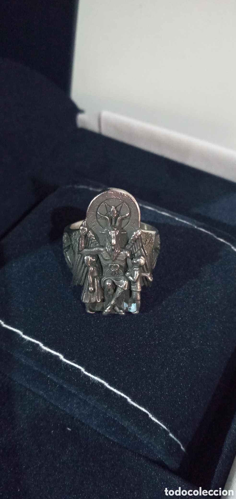 Joyeria: BAPHOMET ANILLO SAT&Aacute;NICO. LUCIFER. - Foto 2