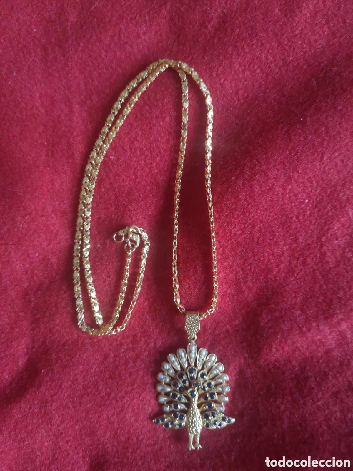 Joyeria: Catenina oro 21 karati, zaffiri e perle a met&agrave; - Foto 2