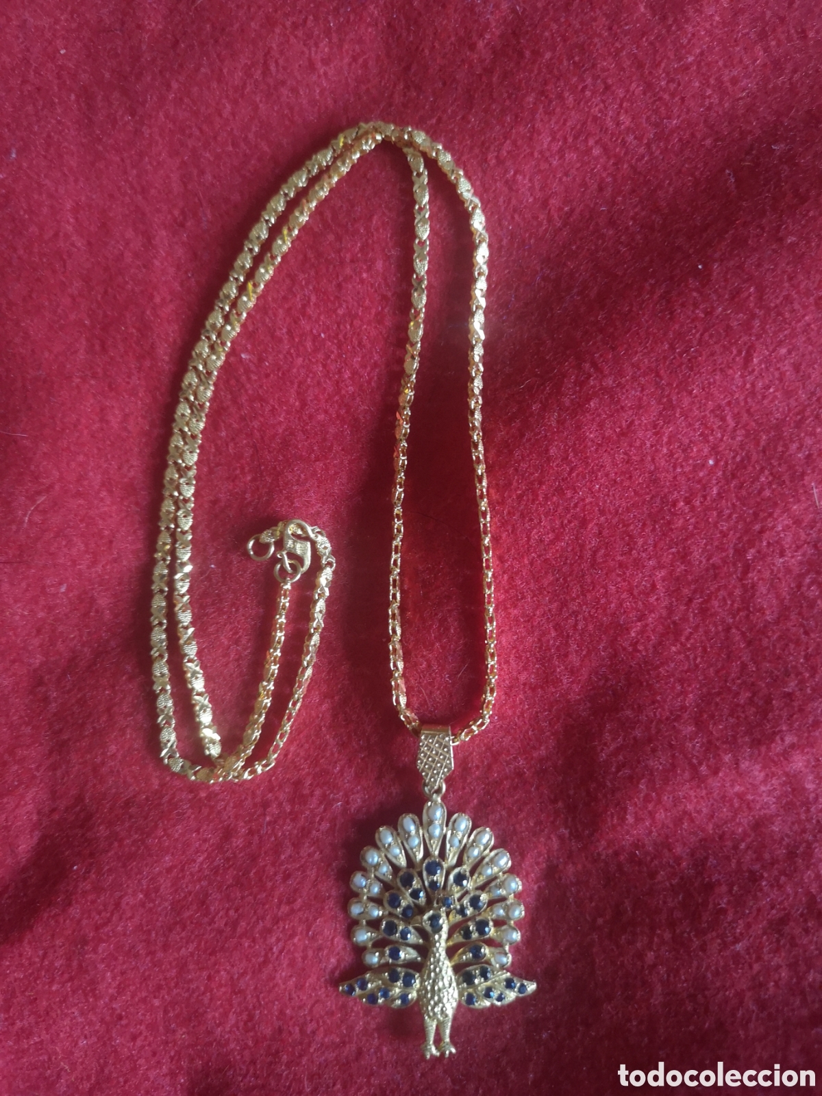 Joyeria: Catenina oro 21 karati, zaffiri e perle a met&agrave; - Foto 4