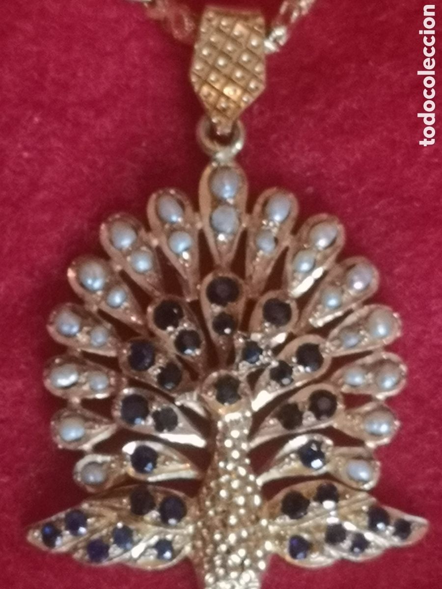 Joyeria: Catenina oro 21 karati, zaffiri e perle a met&agrave; - Foto 6