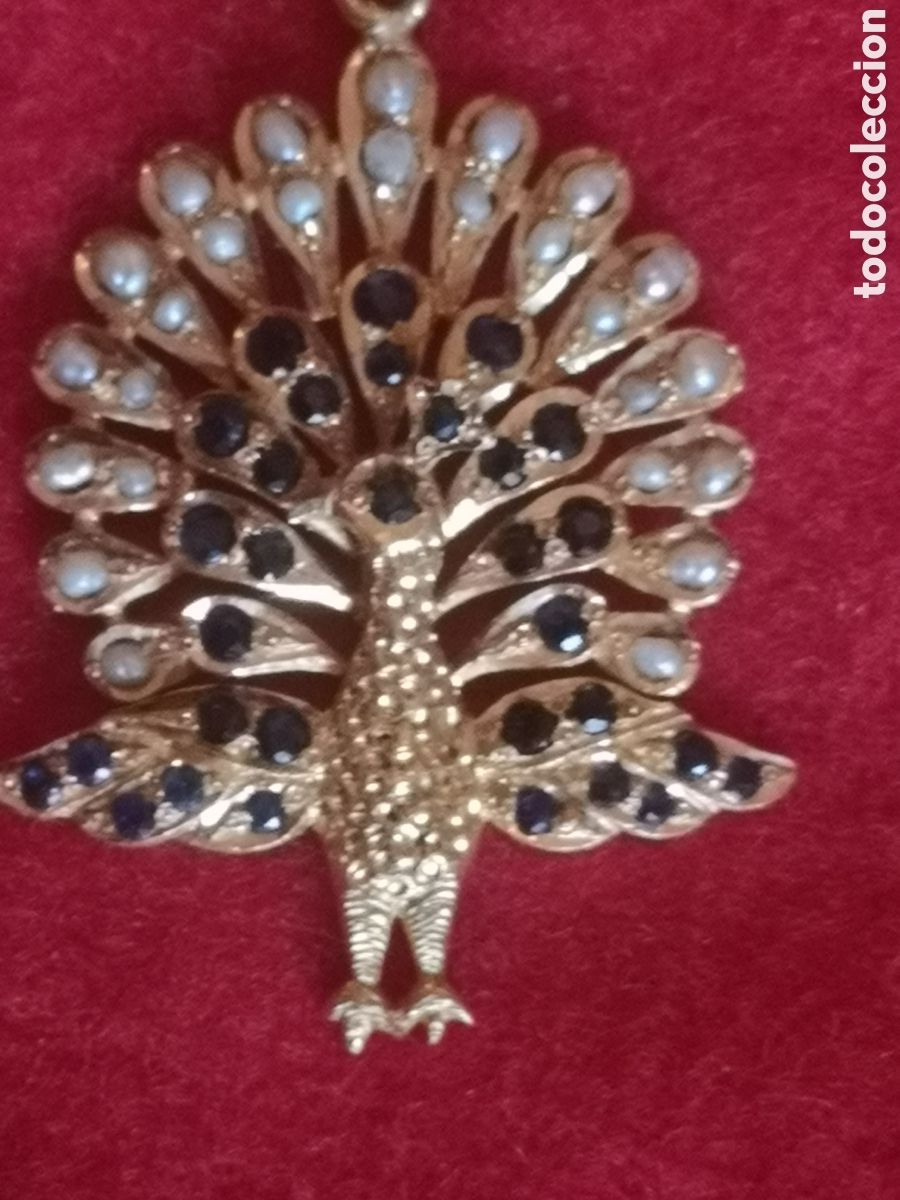 Joyeria: Catenina oro 21 karati, zaffiri e perle a met&agrave; - Foto 8
