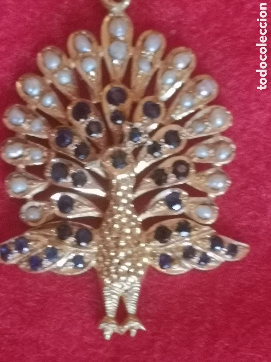Joyeria: Catenina oro 21 karati, zaffiri e perle a met&agrave; - Foto 9