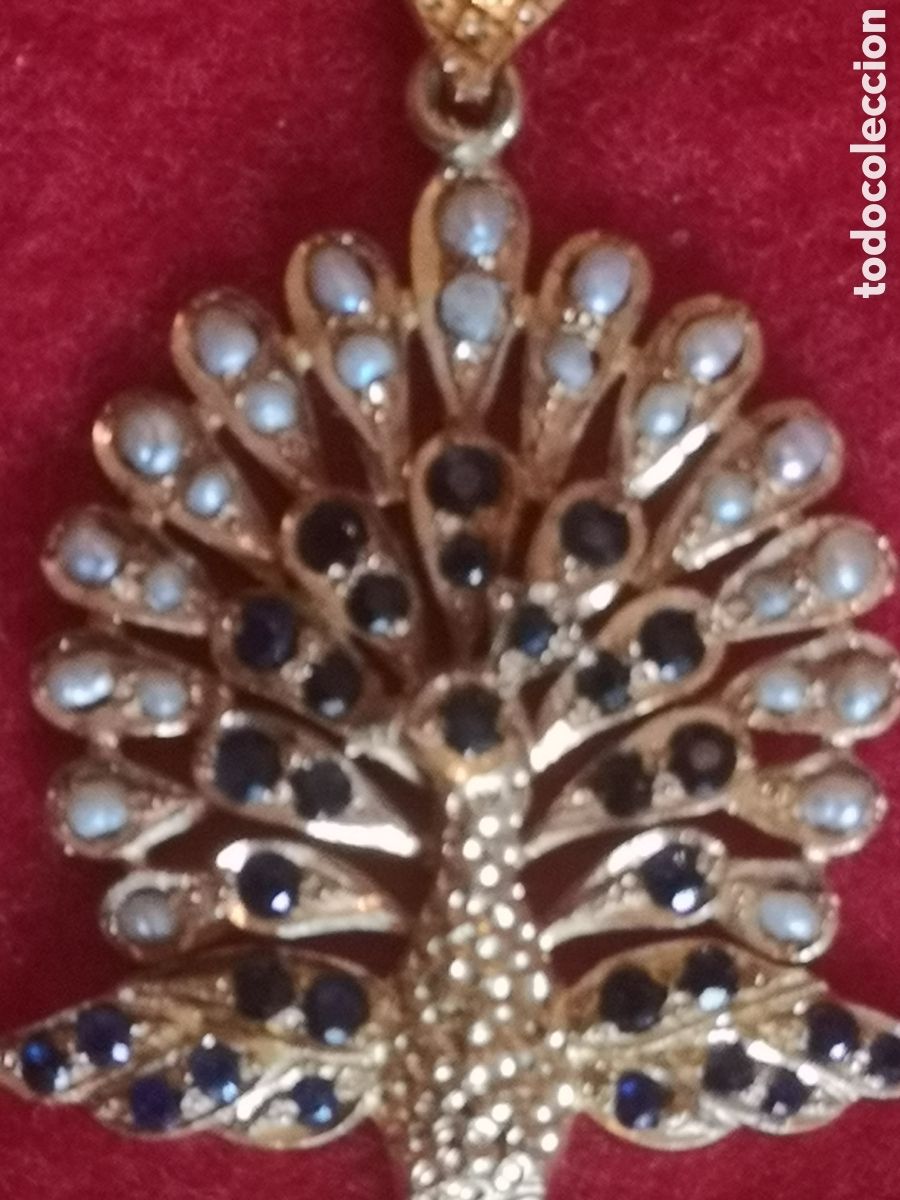 Joyeria: Catenina oro 21 karati, zaffiri e perle a met&agrave; - Foto 13