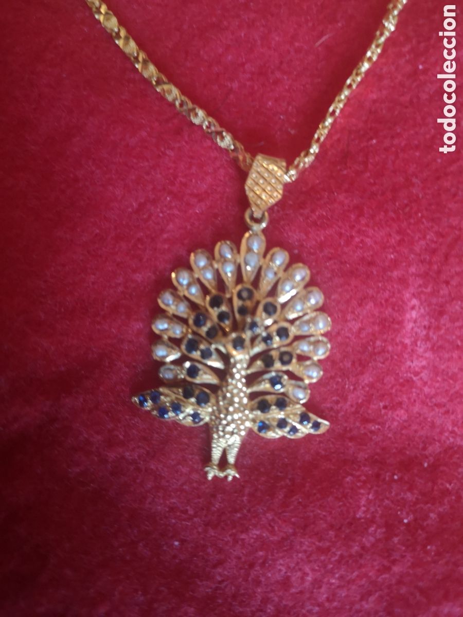 Joyeria: Catenina oro 21 karati, zaffiri e perle a met&agrave; - Foto 14