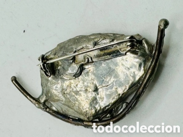 Joyeria: Broche mineral engarzado en plata - Foto 3