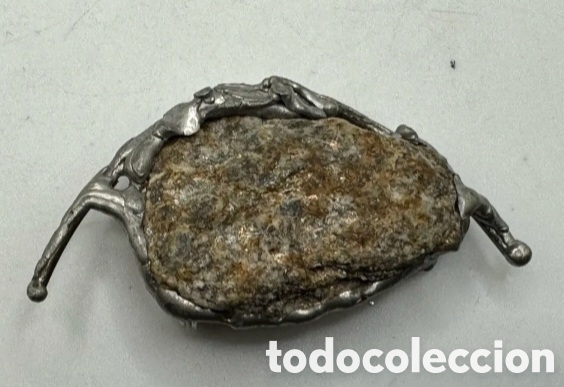 Joyeria: Broche mineral engarzado en plata - Foto 4