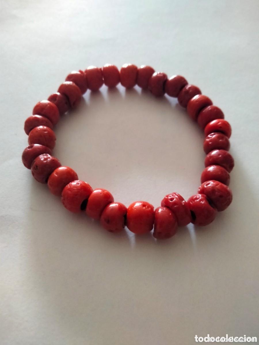 Joyeria: Antigua pulsera de coral - Foto 2