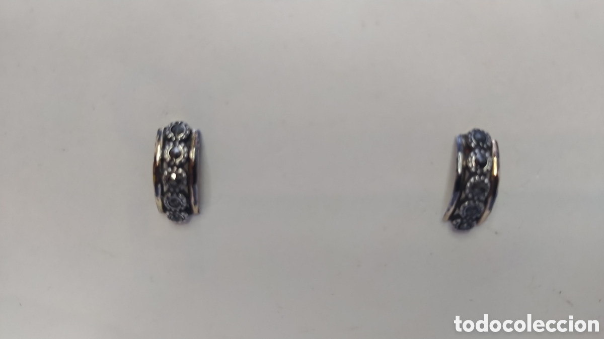 Joyeria: Pendiente oro plata y marquesitas - Foto 1