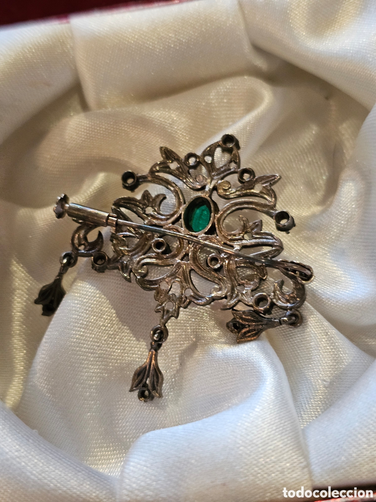 Joyeria: Broche isabelino plata y piedras - Foto 3