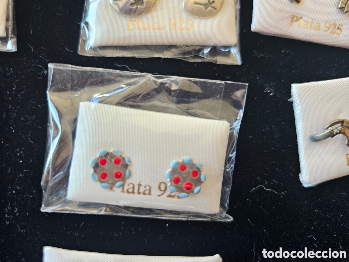 Joyeria: Pendientes plata. Ocho pares, tres modelos - Foto 1