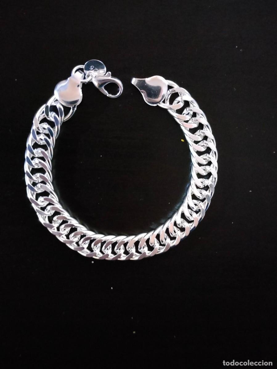 Joyeria: Pulsera eslabones entrelazados de 20 cm. - Foto 2