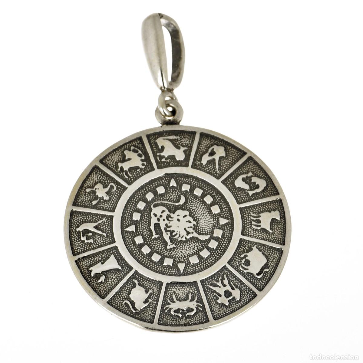 Schmuck: Colgante del signo del zodiaco Leo de plata 925