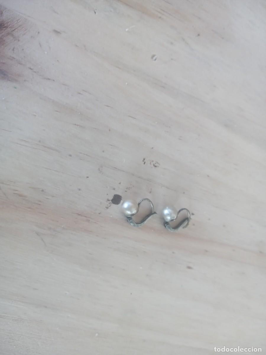 Joyeria: BONITOS PENDIENTES ANTIGUOS PLATA 925 Y PERLAS - Foto 2