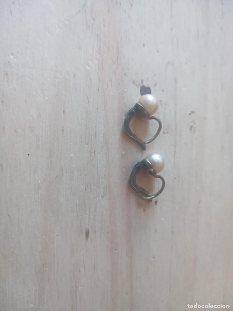 Joyeria: BONITOS PENDIENTES ANTIGUOS PLATA 925 Y PERLAS - Foto 7