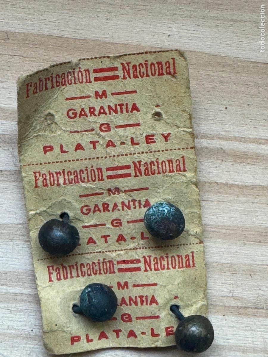 Jewelry: PAR DE PENDIENTES DE PLATA MUY ANTIGUOS