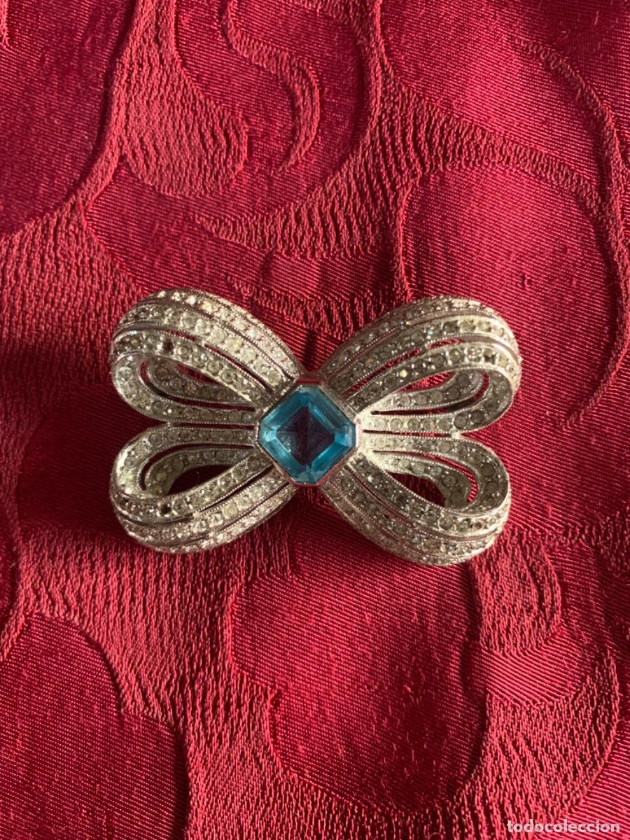 Joyeria: Antiguo broche plata y topacio - Foto 3