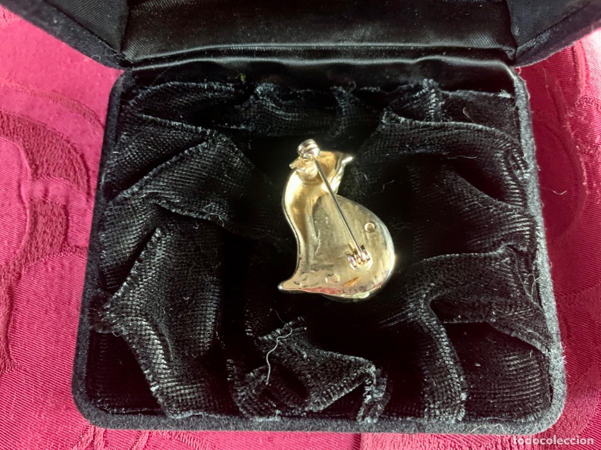 Joyeria: Original broche vintage en forma de gato - Foto 2