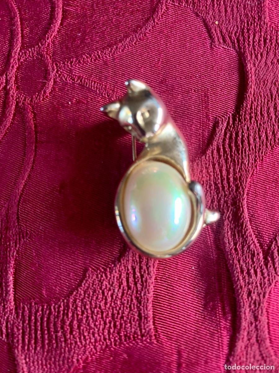 Joyeria: Original broche vintage en forma de gato - Foto 4