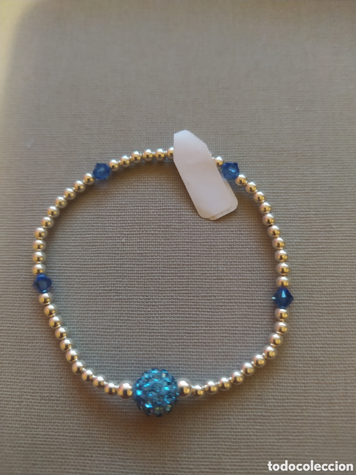 Joyeria: Pulsera bolas de plata 925 y cristal de swarovski - Foto 1