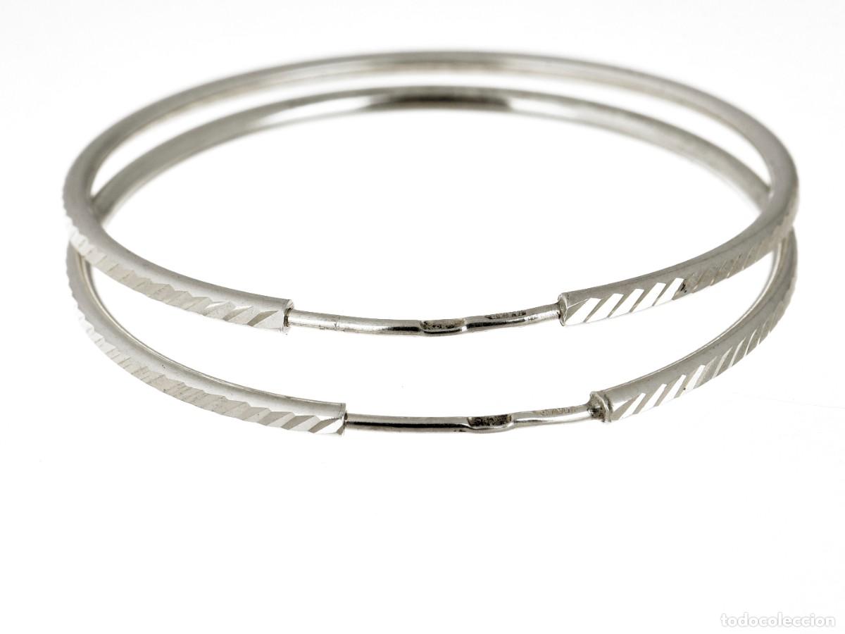 Joyeria: Pendientes aros de plata 925 - Foto 2
