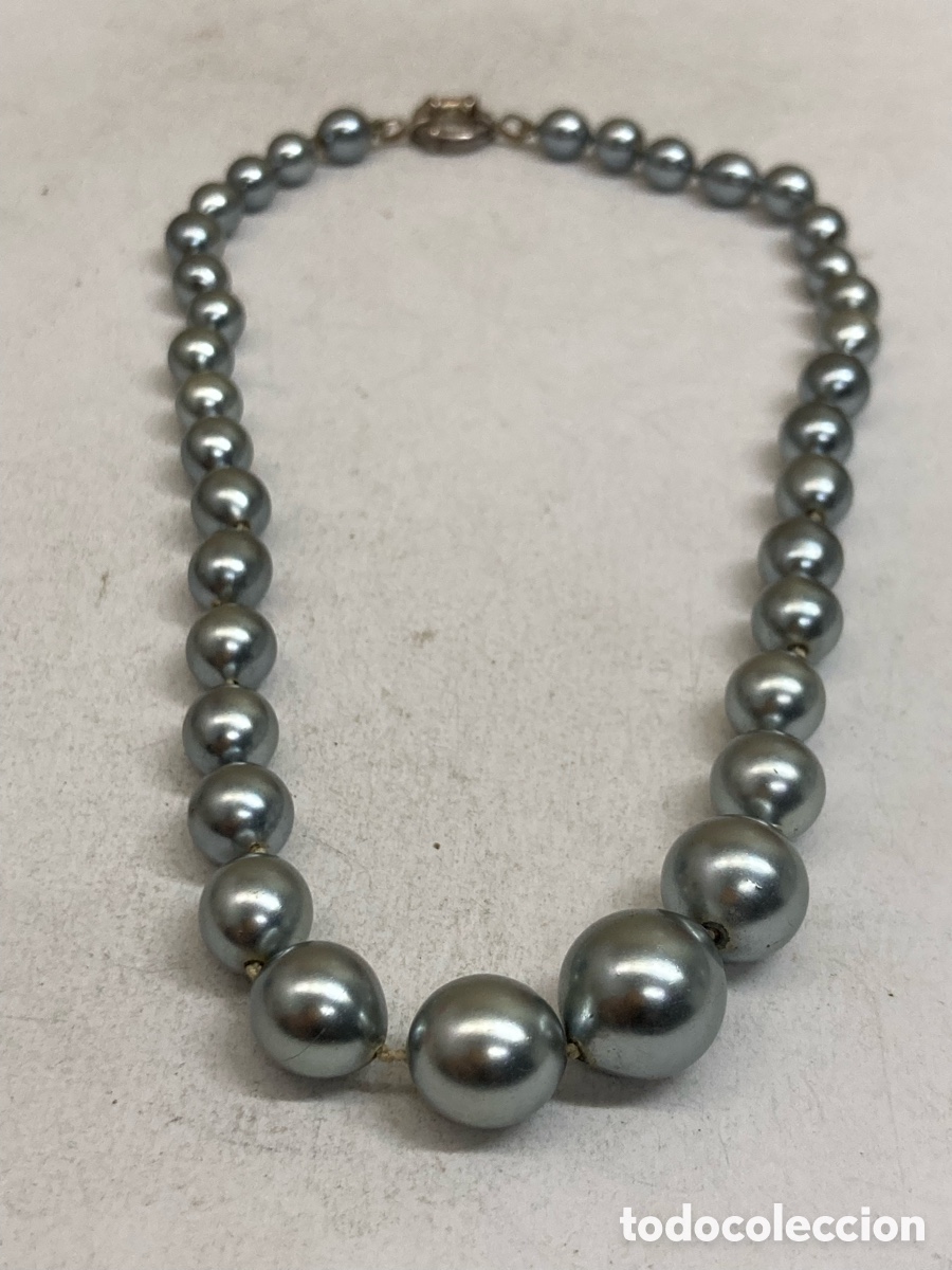 Joyeria: Collar de perlas en definicion y cierre de plata/ COLL10 - Foto 1