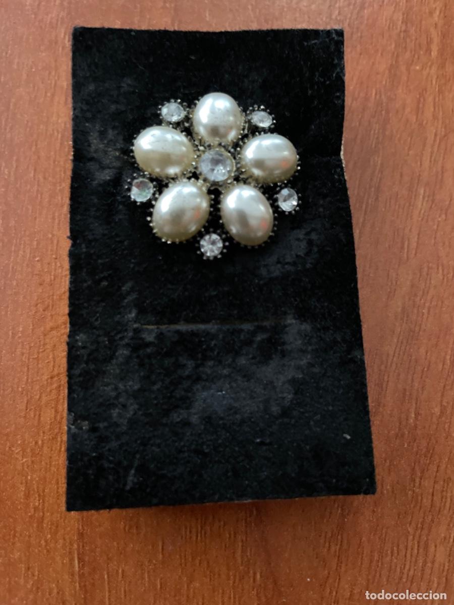 Joyeria: Antiguo broche de perlas y circonitas - Foto 1