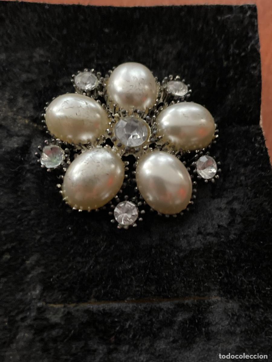 Joyeria: Antiguo broche de perlas y circonitas - Foto 2
