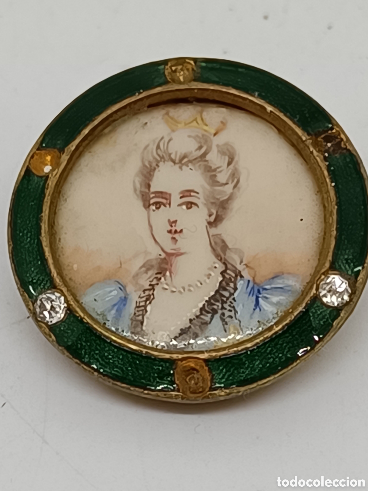 Joyeria: Broche con miniatura. - Foto 2