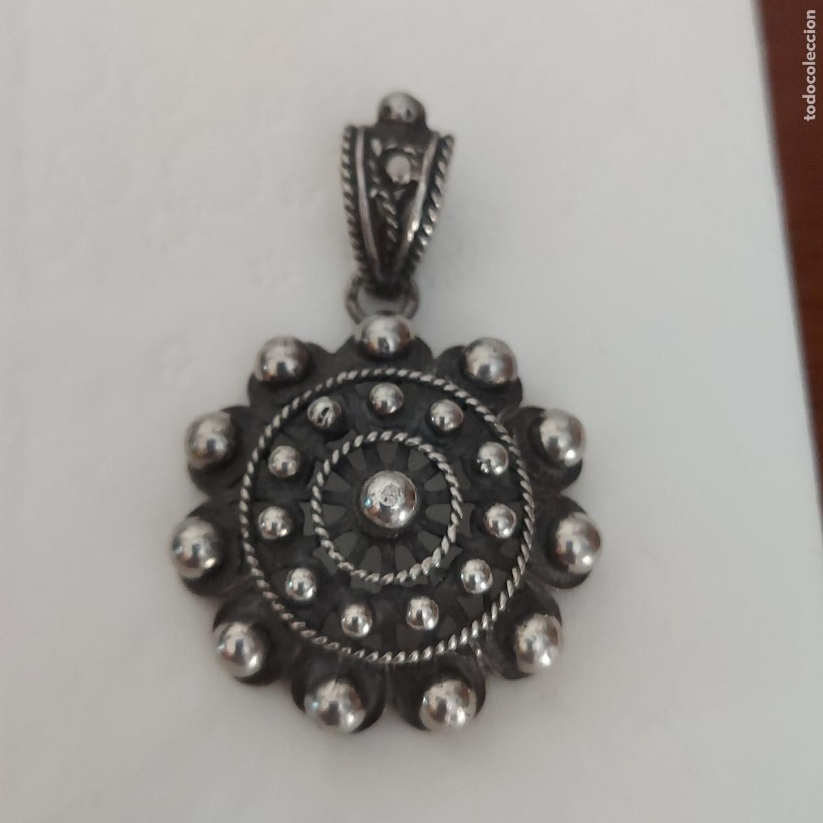 Joyeria: Bonito colgante de plata ( bot&oacute;n charro ) - Foto 2