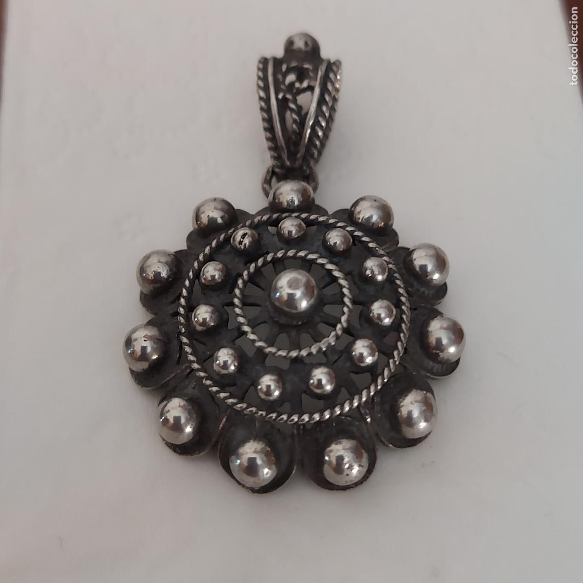Joyeria: Bonito colgante de plata ( bot&oacute;n charro ) - Foto 1