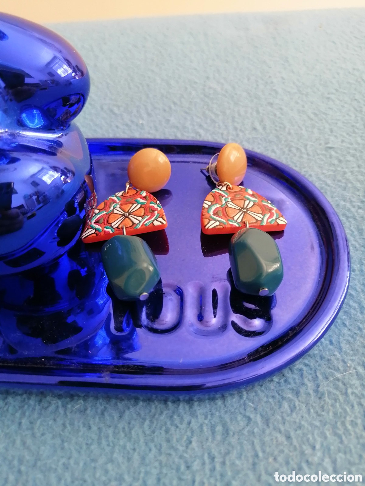 Joyeria: Pendientes colgantes estilo barroco - Foto 2