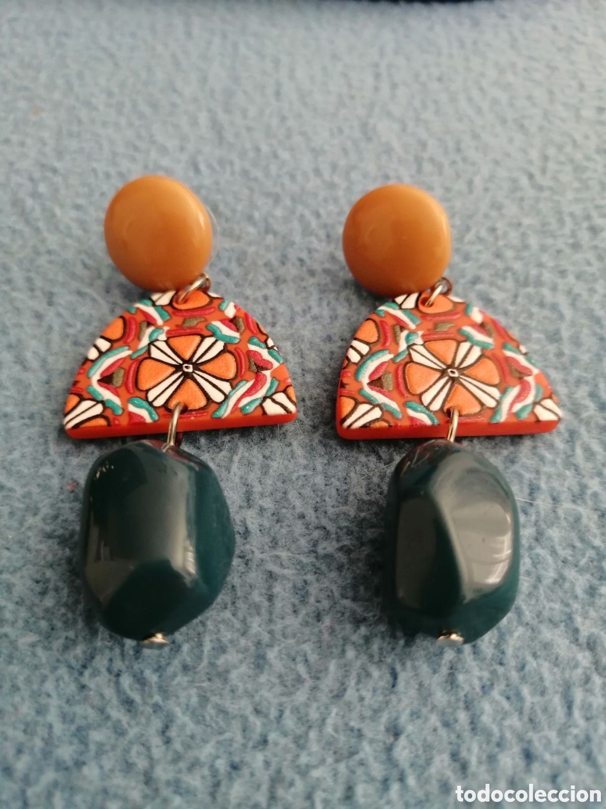 Joyeria: Pendientes colgantes estilo barroco - Foto 1