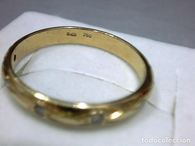 Joyeria: anillo oro 18kts con diamantes - Foto 4