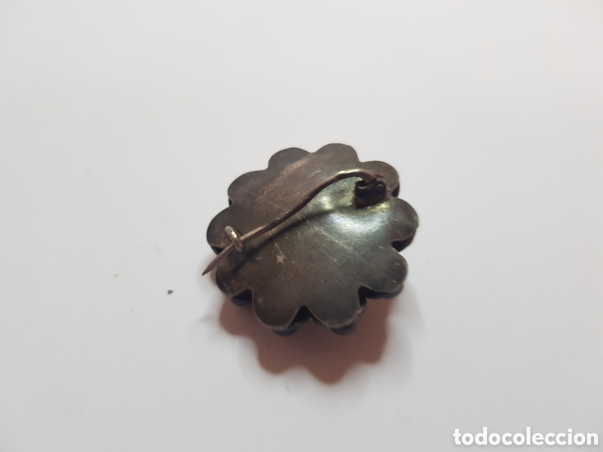 Joyeria: #866 Broche bot&oacute;n charro plata de ley 925 3cm - Foto 2