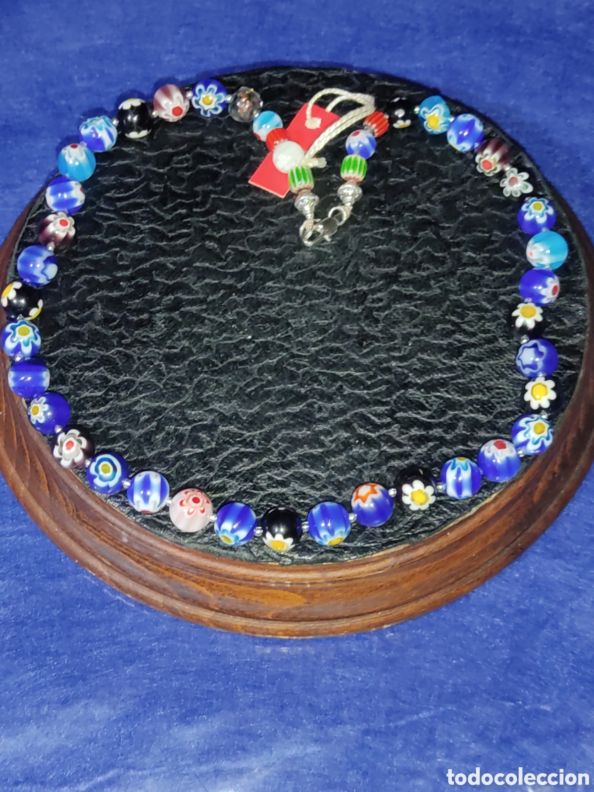 Joyeria: Collar de cristal de Murano millefiori.*68* - Foto 2