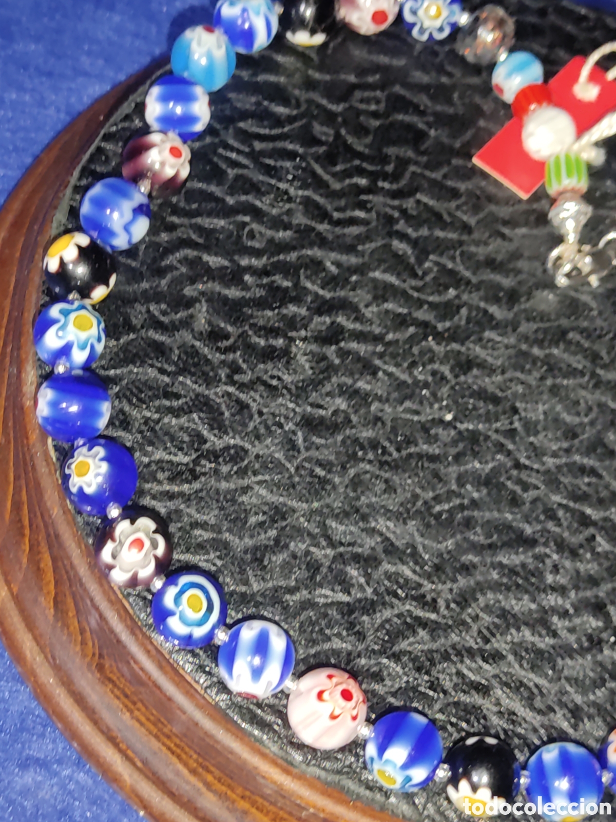 Joyeria: Collar de cristal de Murano millefiori.*68* - Foto 3