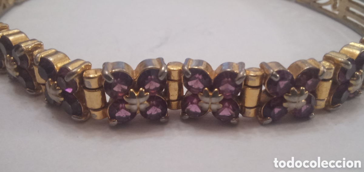Joyeria: Pulsera vintage dorada d&eacute;cada del 60 - Foto 3