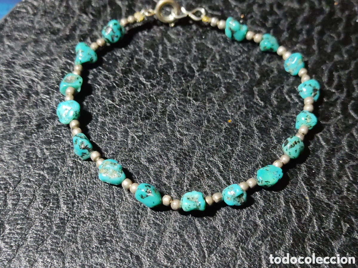 Joyeria: Pulsera de turquesa originales.Vintage. - Foto 1
