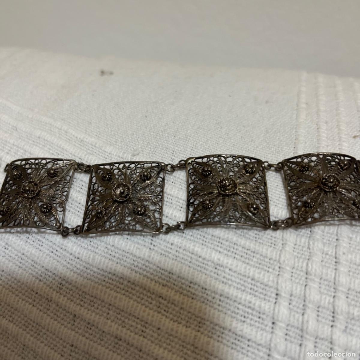 Joyeria: Pulsera filigrana plata dorada - Foto 1