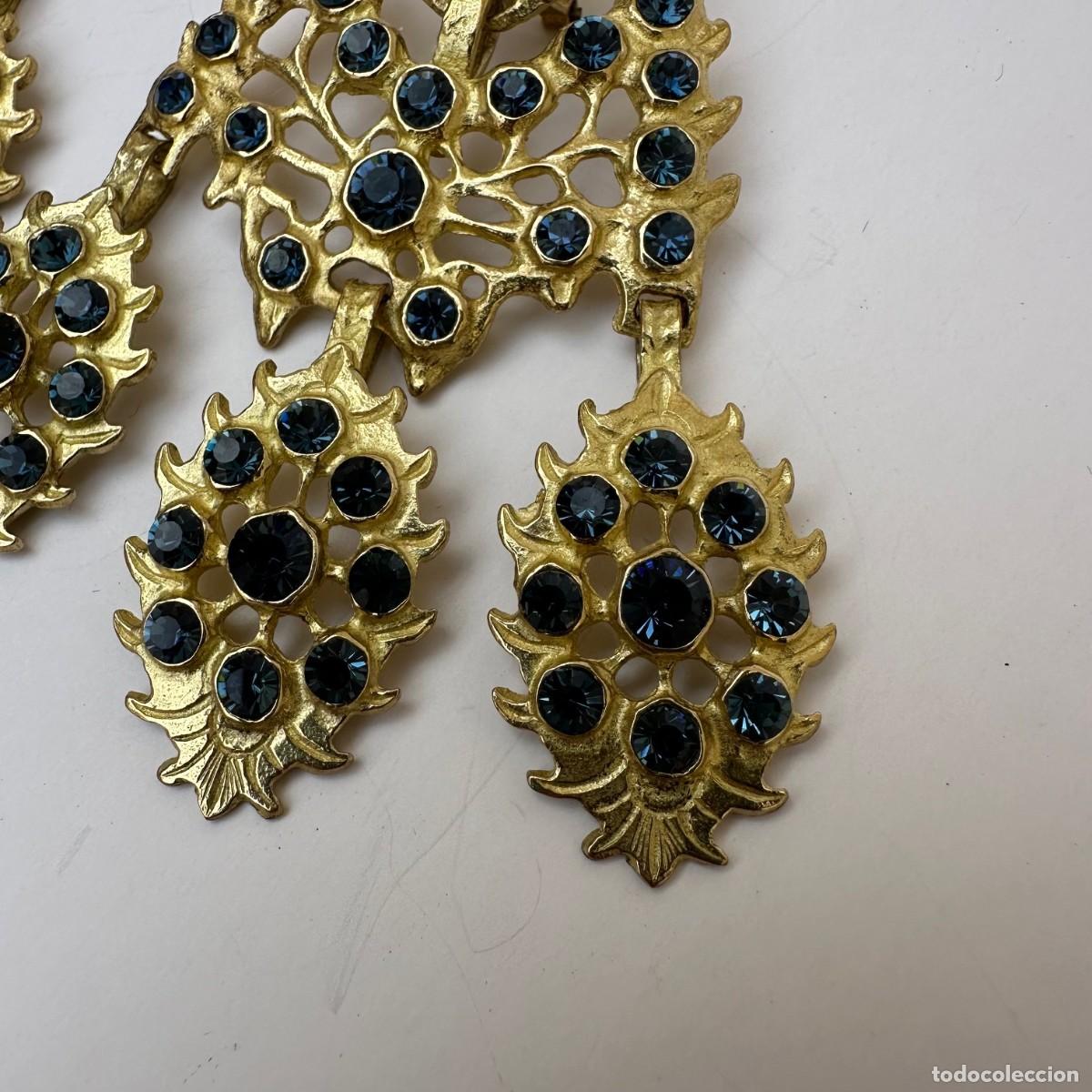 Joyeria: PENDIENTES PARA INDUMENTARIA TRADICIONAL ( 1875 ) - Foto 4