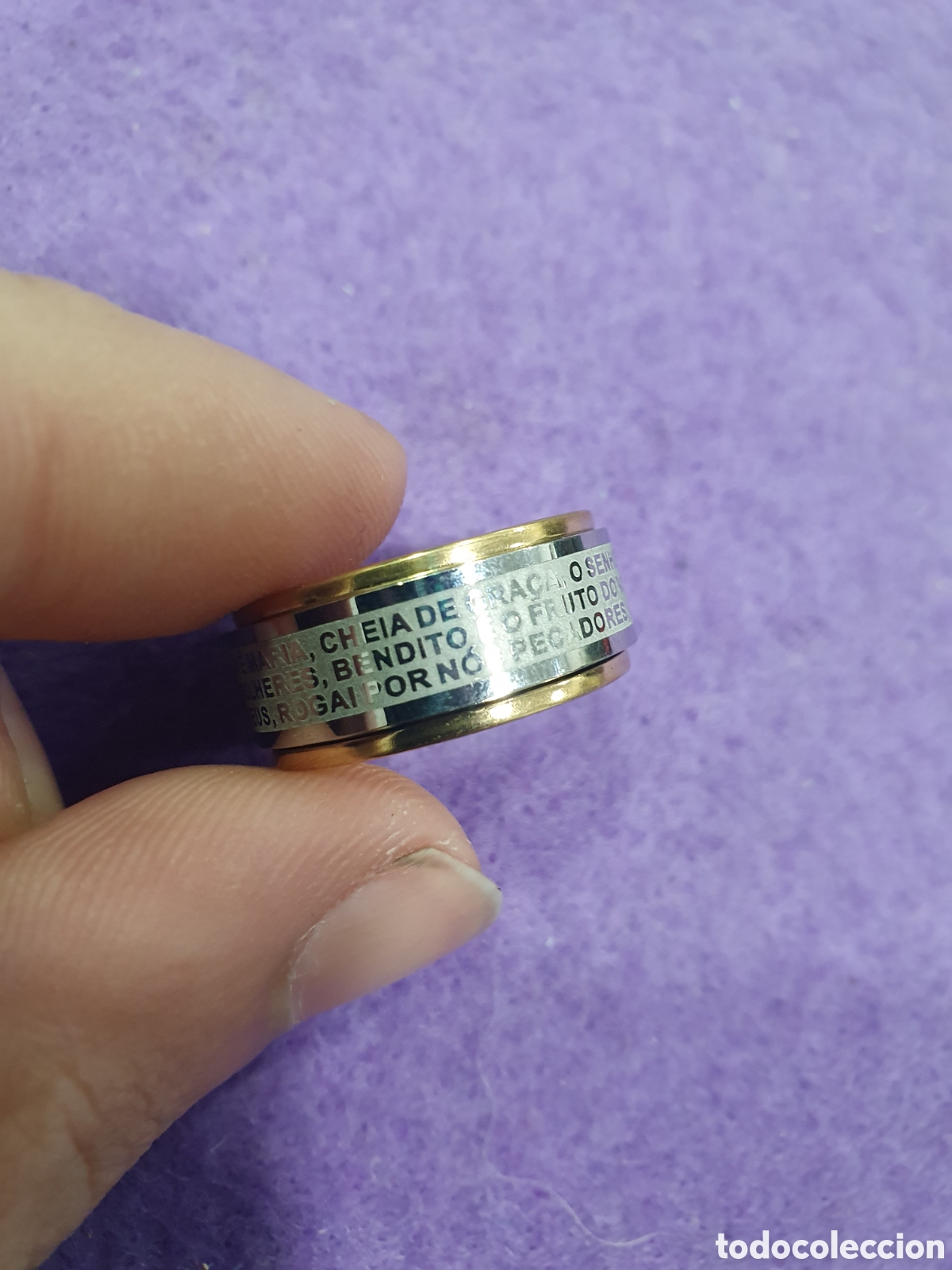 Joyeria: Anillo Ave Maria en Portugu&eacute;s. (L24) - Foto 1