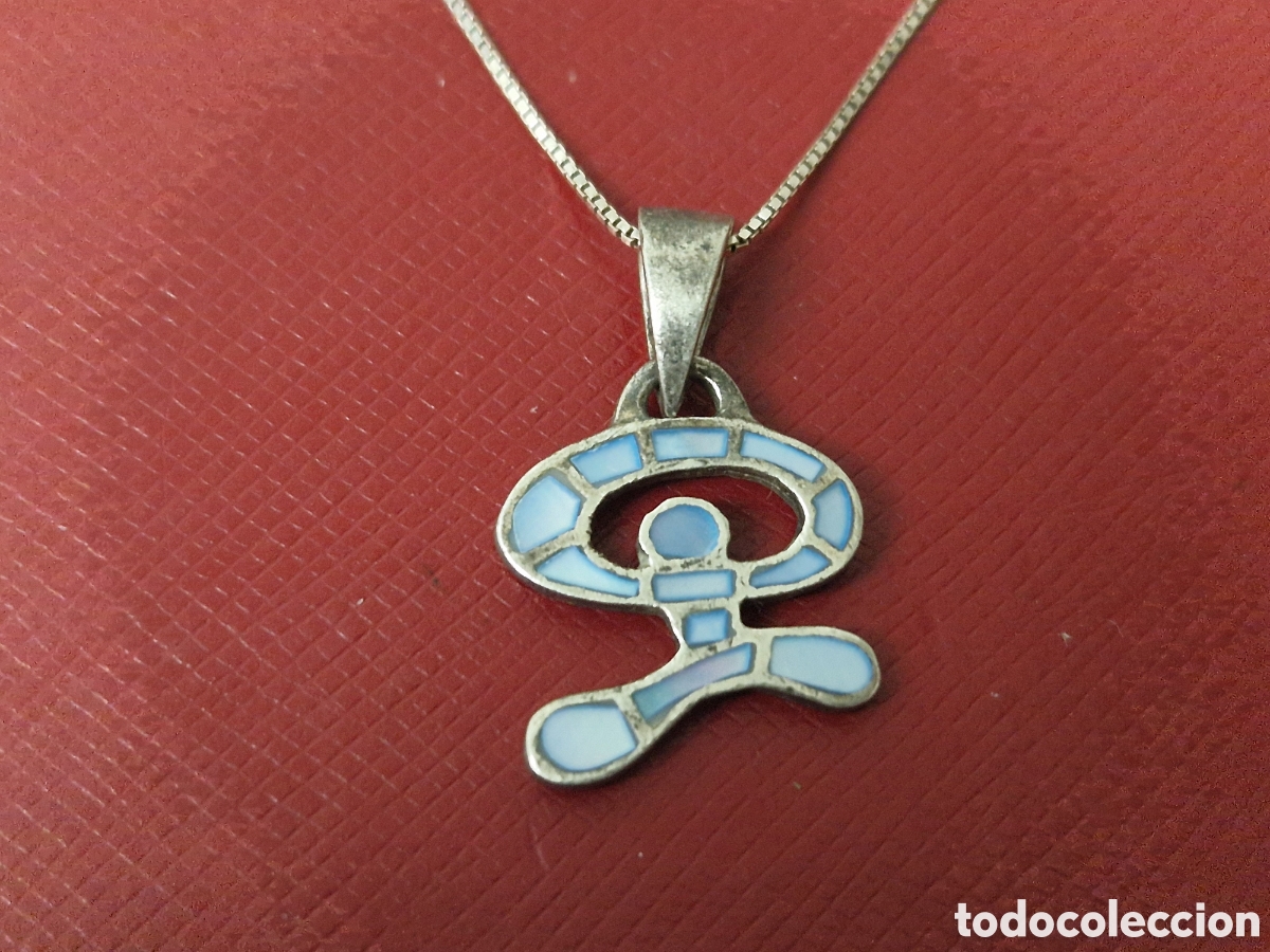 Joyeria: CADENA Y COLGANTE PLATA Y NACAR - Foto 2