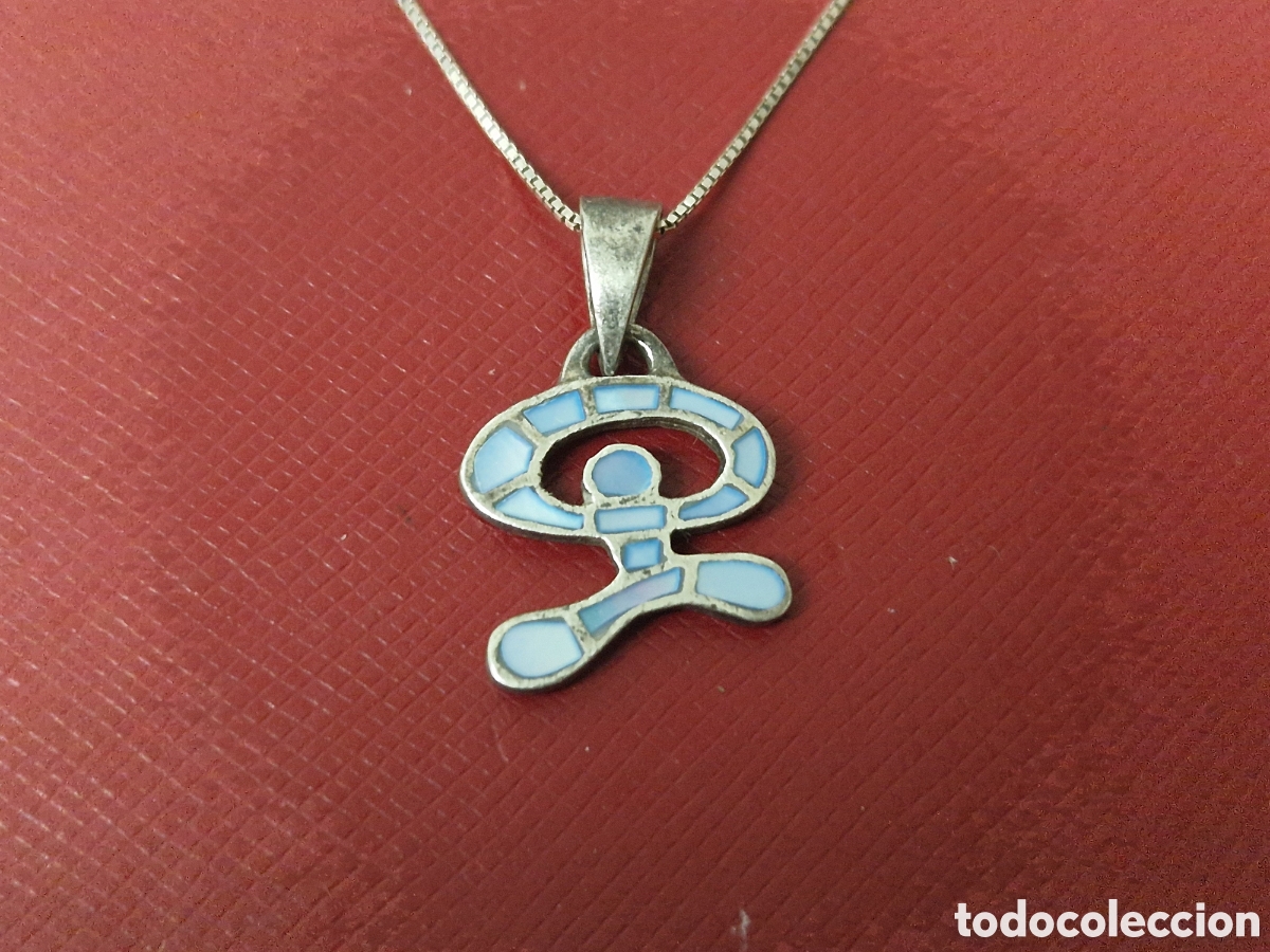Joyeria: CADENA Y COLGANTE PLATA Y NACAR - Foto 3