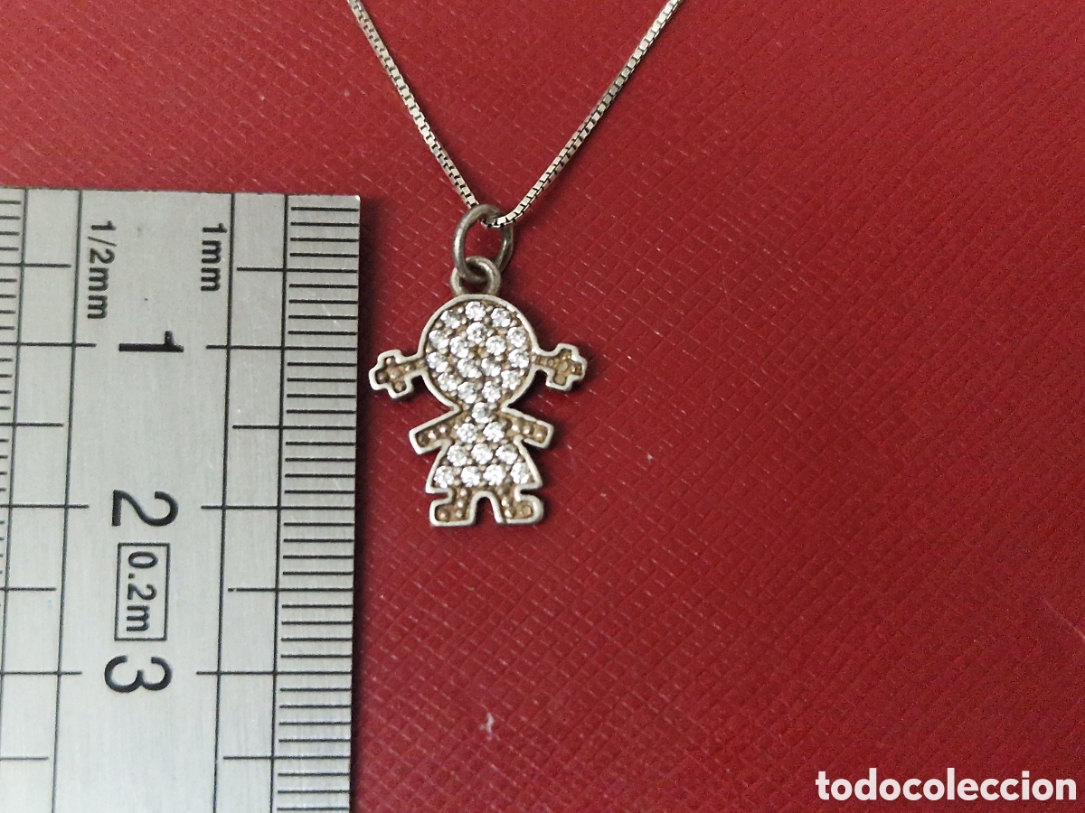 Joyeria: COLGANTE Y CADENA PLATA Y CIRCONITAS - Foto 3