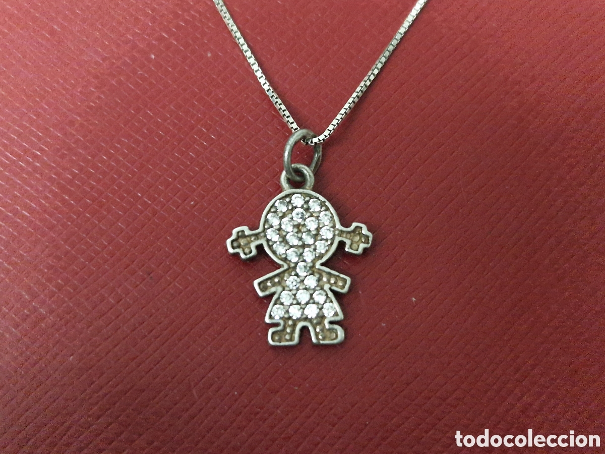 Joyeria: COLGANTE Y CADENA PLATA Y CIRCONITAS - Foto 4